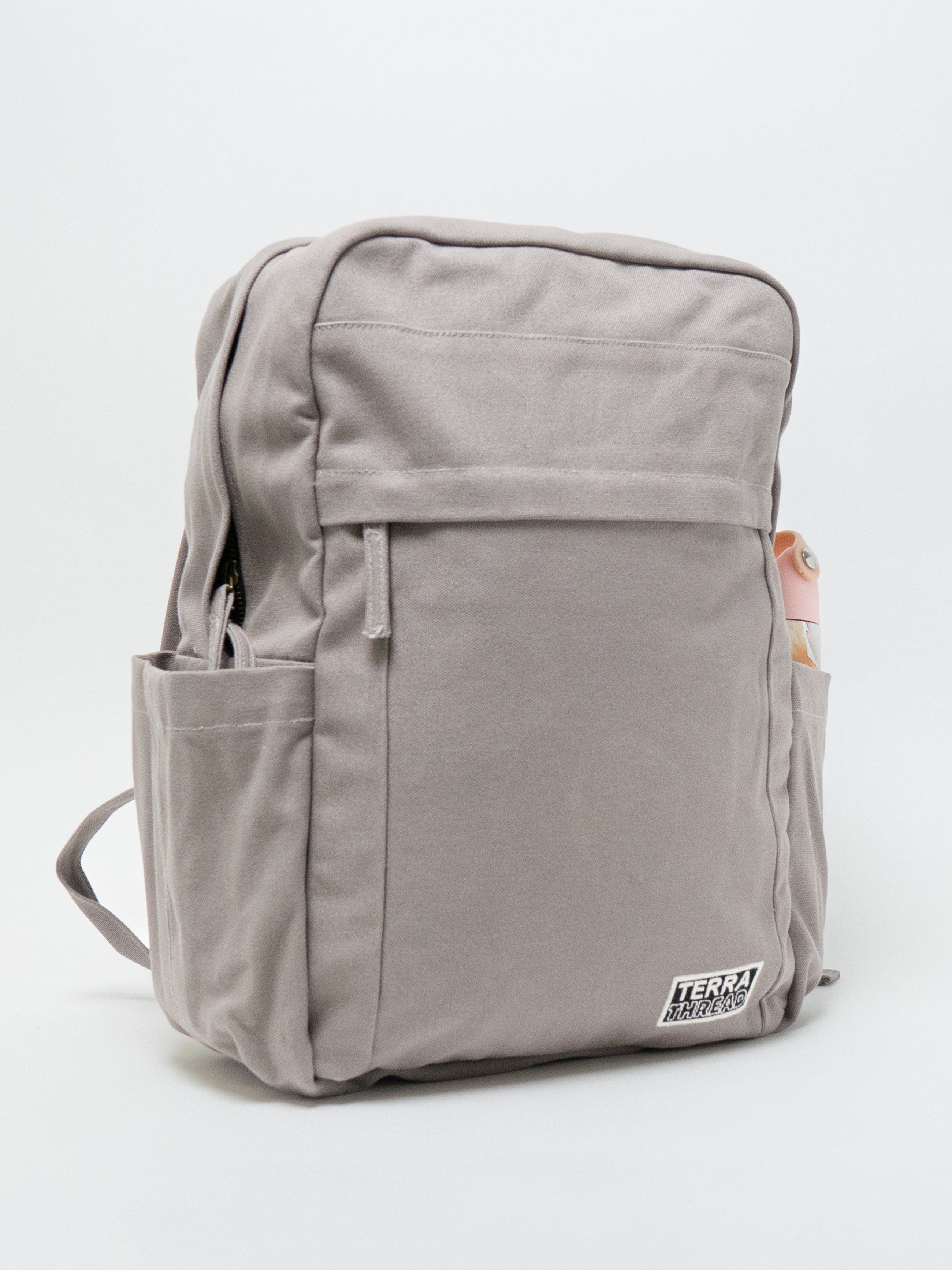 Organic Cotton Backpack, Alternate, color, Cloud Grey