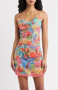 Kulani Kinis Sequin Cowl Neck Halter Top