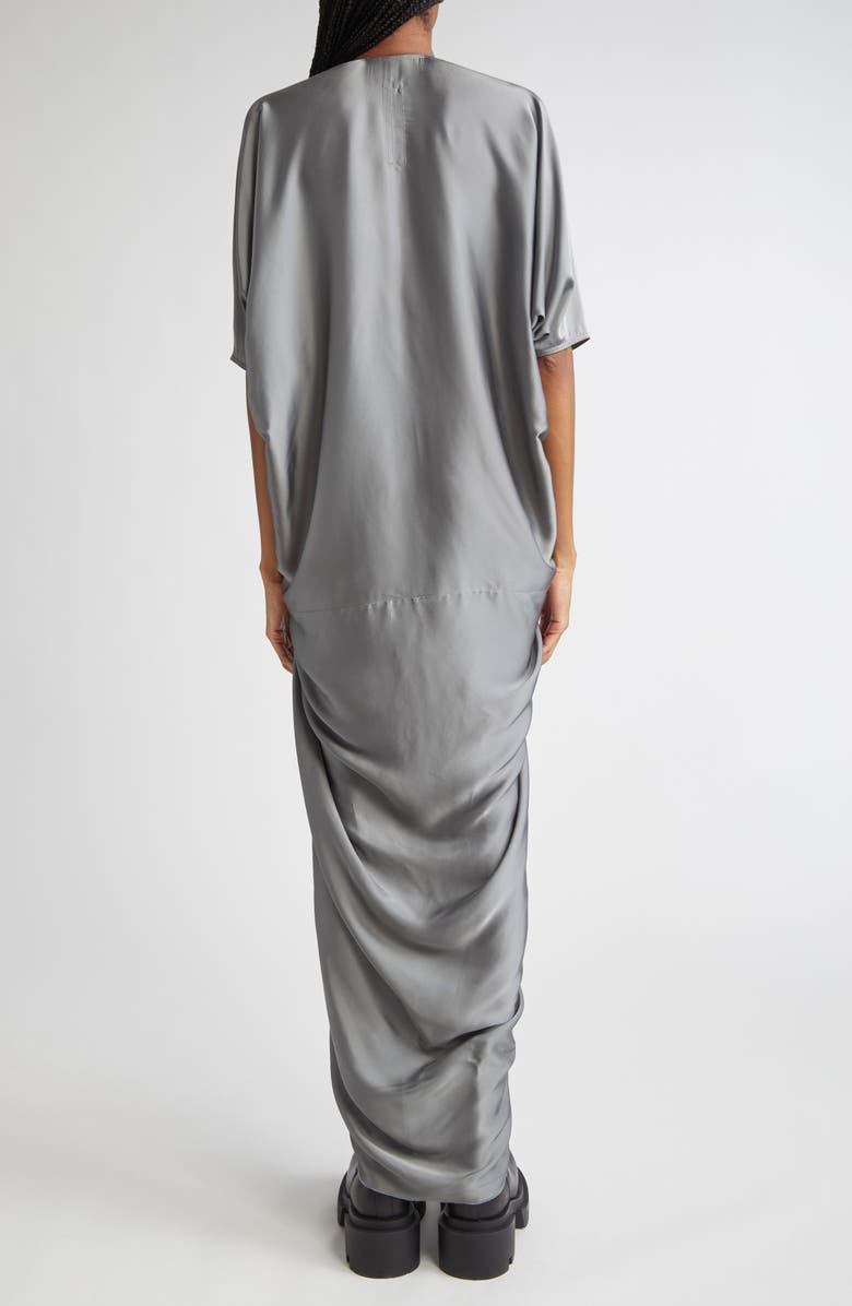 Rick Owens Kite Charmeuse Gown, Alternate, color, Washed Indigo