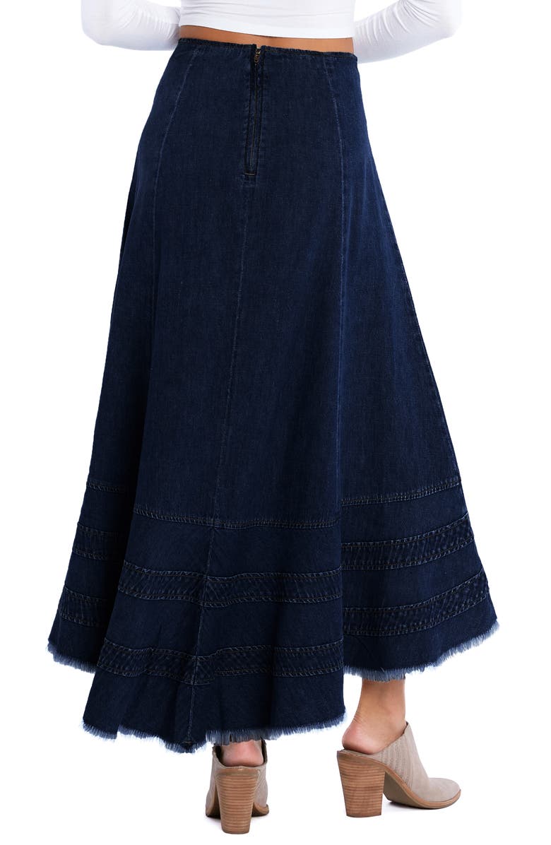 Wash Lab Denim Heavenly Denim Maxi Skirt, Alternate, color, Heavenly Blue
