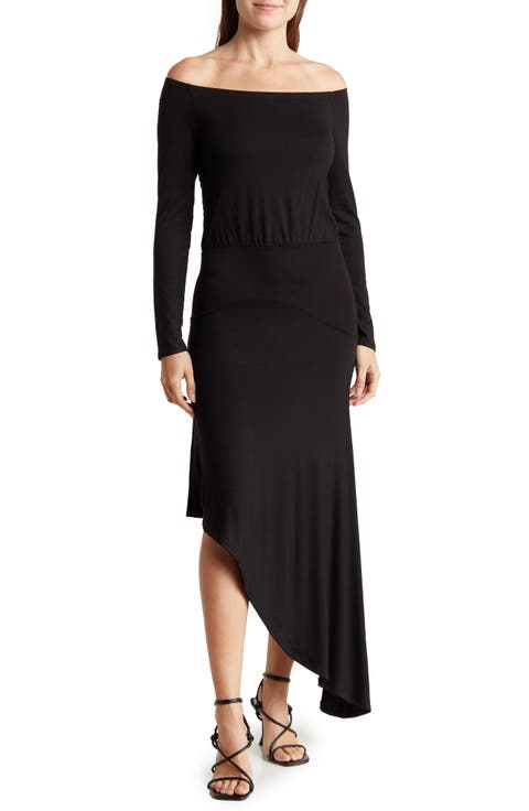 Asymmetric Maxi Dress