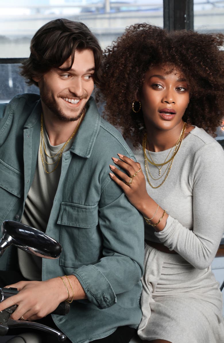 Bony Levy 14K Gold Oval Link Bracelet, Alternate, color, 