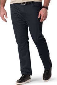 Oak Hill by DXL Big & Tall Straight-Fit 5-Pocket Tech Pants