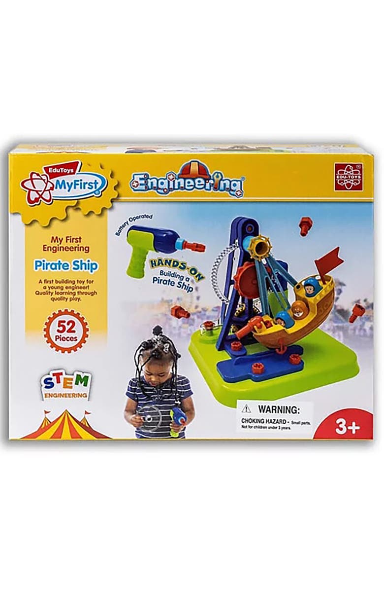 Edu Toys Elenco My First Engineering Pirate Ship STEM Kit, Main, color, Multicolored