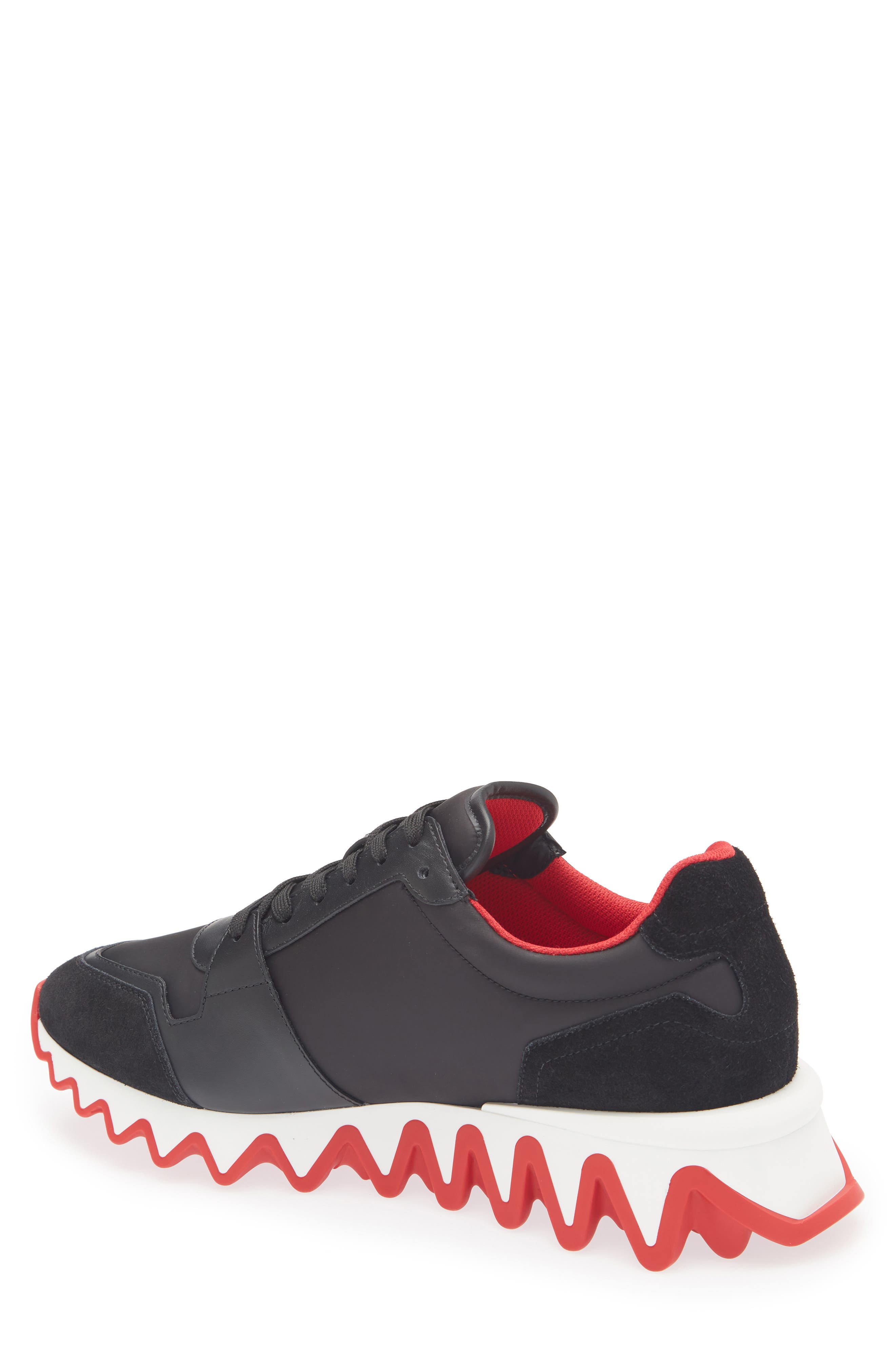 Christian Louboutin Nastroshark Low Top Sneaker, Alternate, color, Black