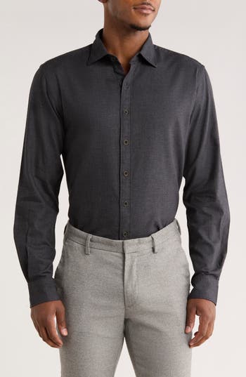 Rodd & Gunn Harveys Sport Fit Button-up Shirt In Gray