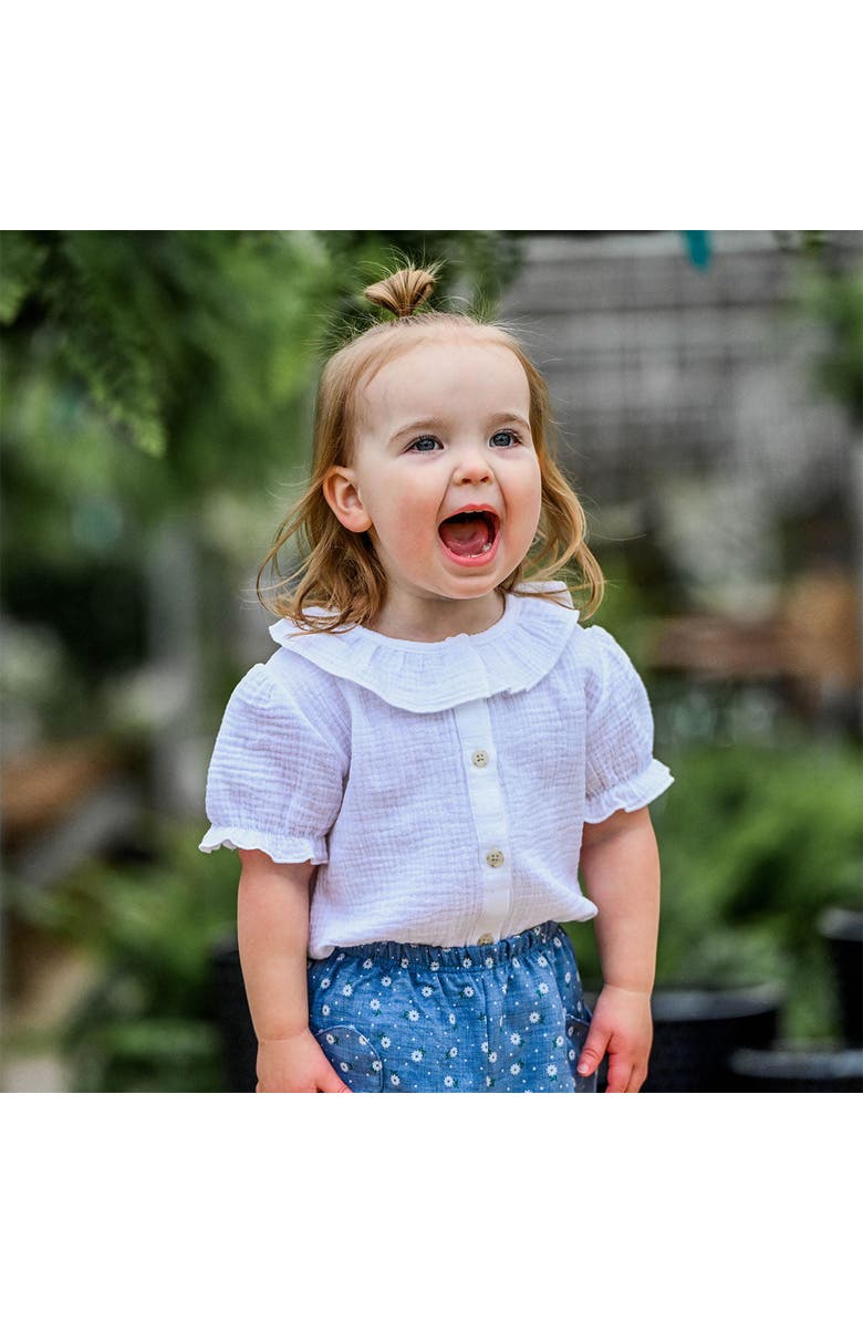 oh baby! Gauze Layla Blouse, Alternate, color, Oyster