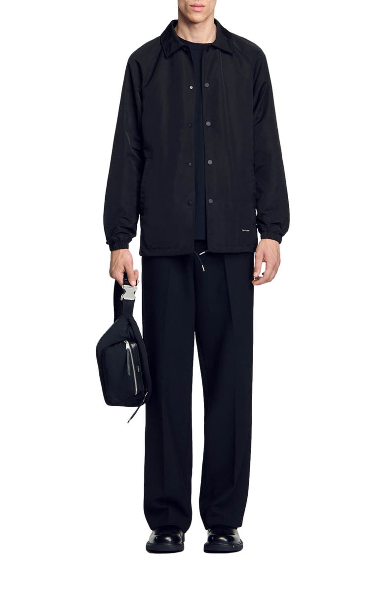 SANDRO Technical fabric jacket, Alternate, color, 