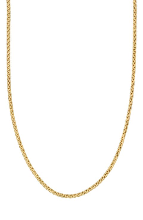 Men's 14K Gold Wheat Chain Necklace (Nordstrom Exclusive)