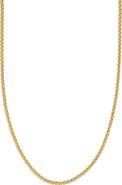 Bony Levy Men's 14K Gold Wheat Chain Necklace