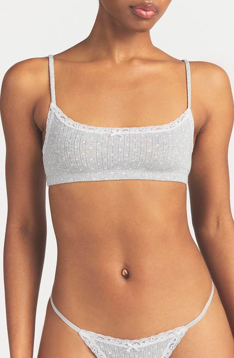 Pointelle Scoop Bralette