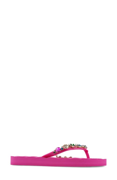 Zigi Quentin Flip Flop In Fuchsia