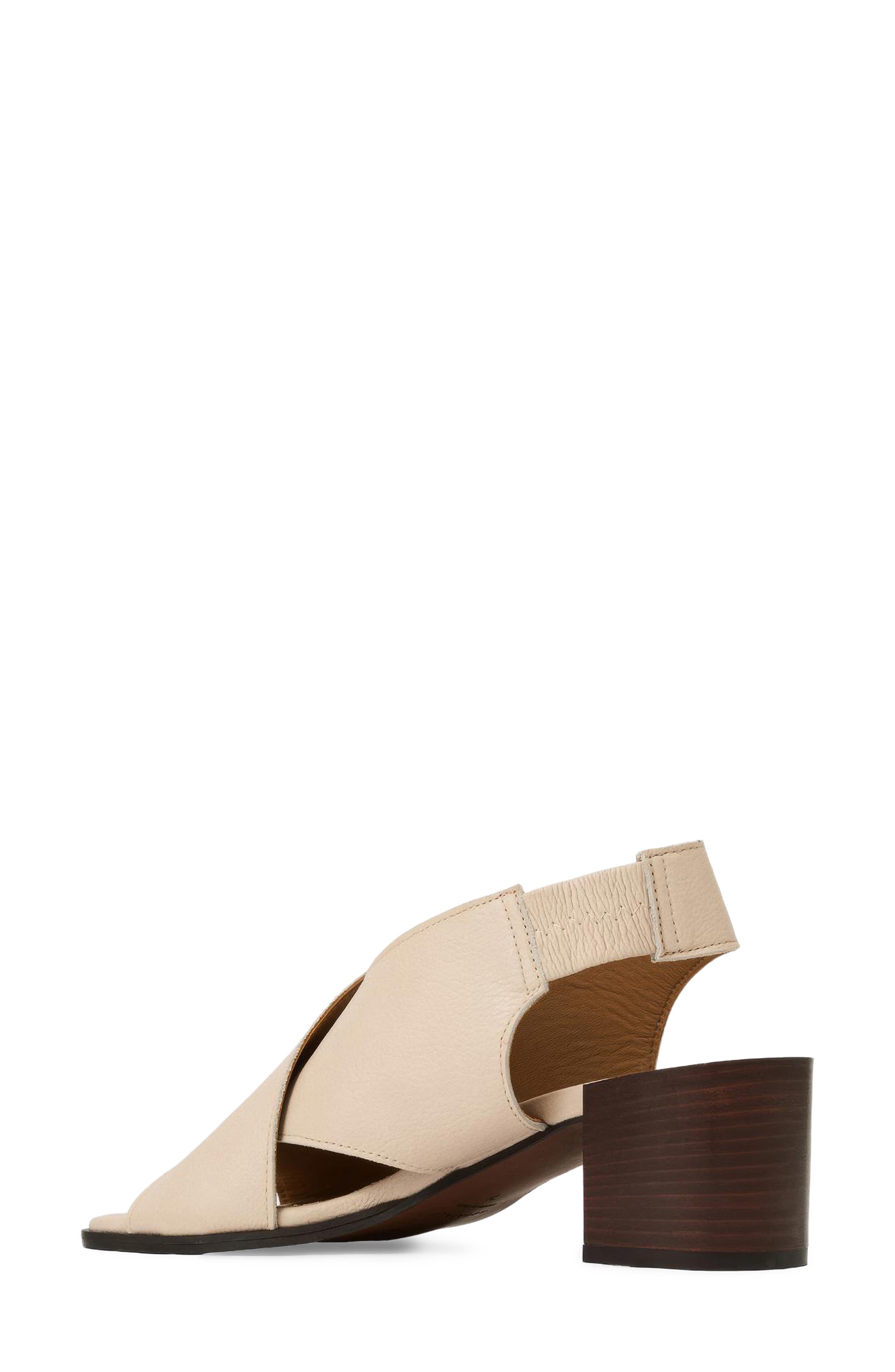 Aquatalia Dovera Weatherproof Slingback Sandal, Alternate, color, Sand Pebble Leather