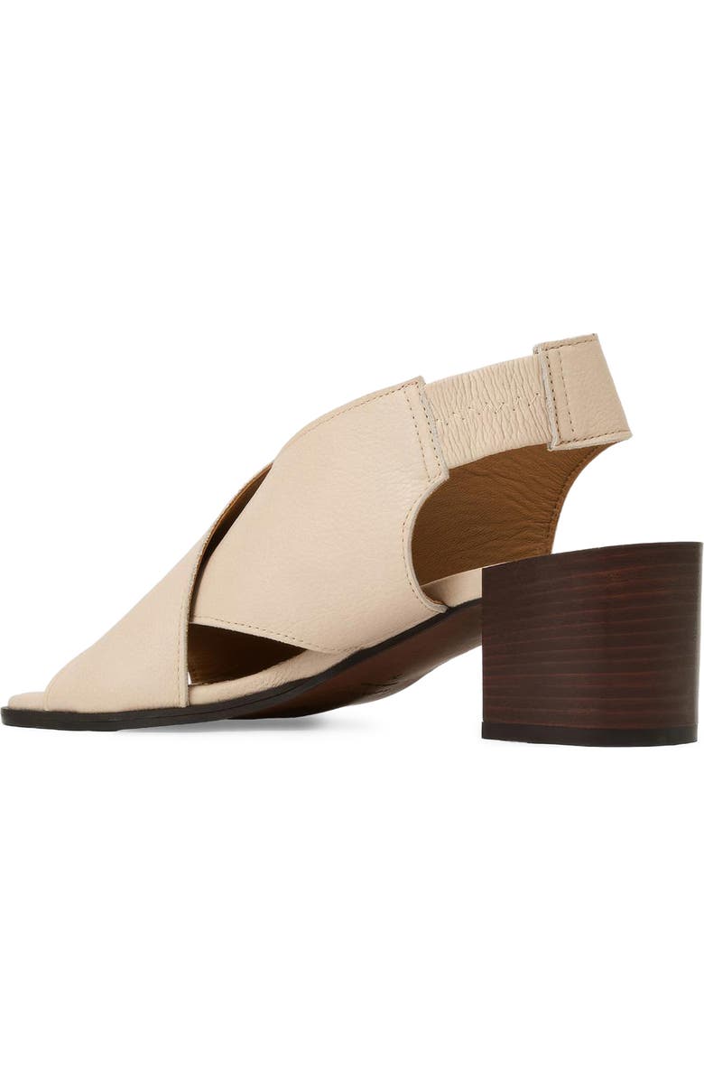 Aquatalia Dovera Weatherproof Slingback Sandal, Alternate, color, Sand Pebble Leather