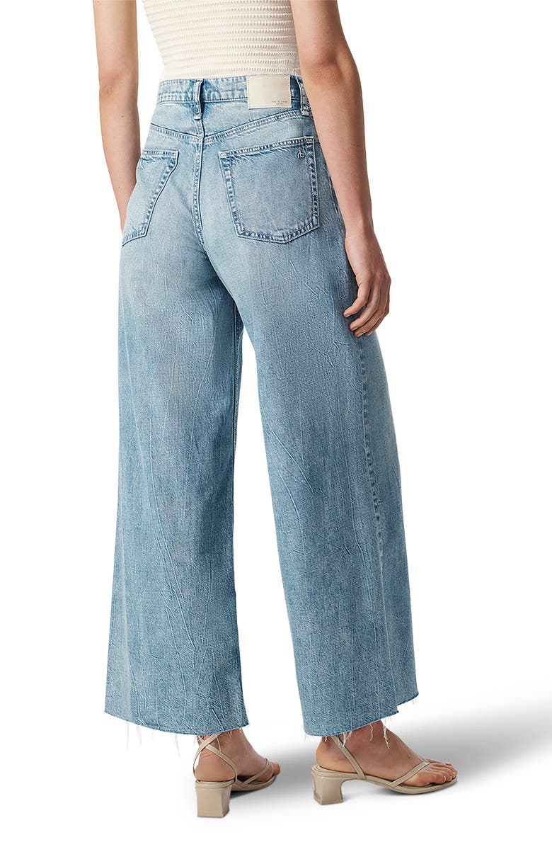 rag & bone Featherweight Sofie High Waist Wide Leg Jeans, Alternate, color, 