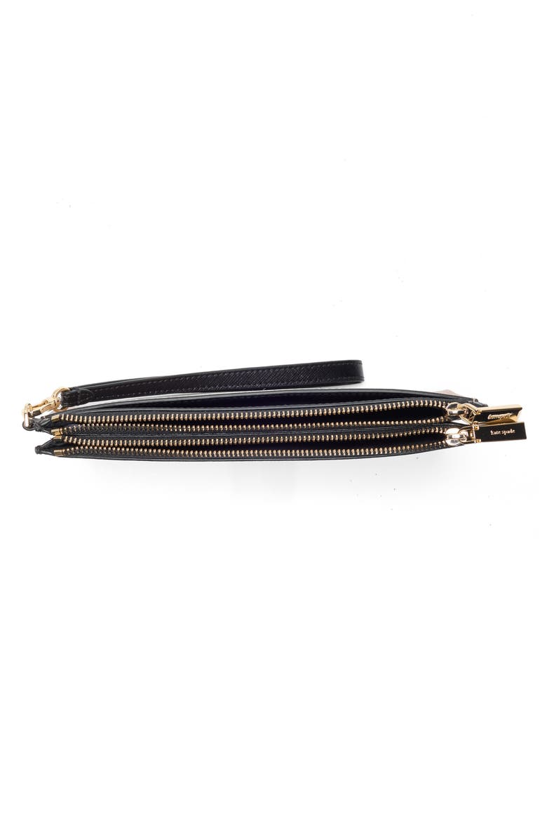 madison double zip wristlet wallet, Alternate, color, TOASTED HAZELNUT MULTI