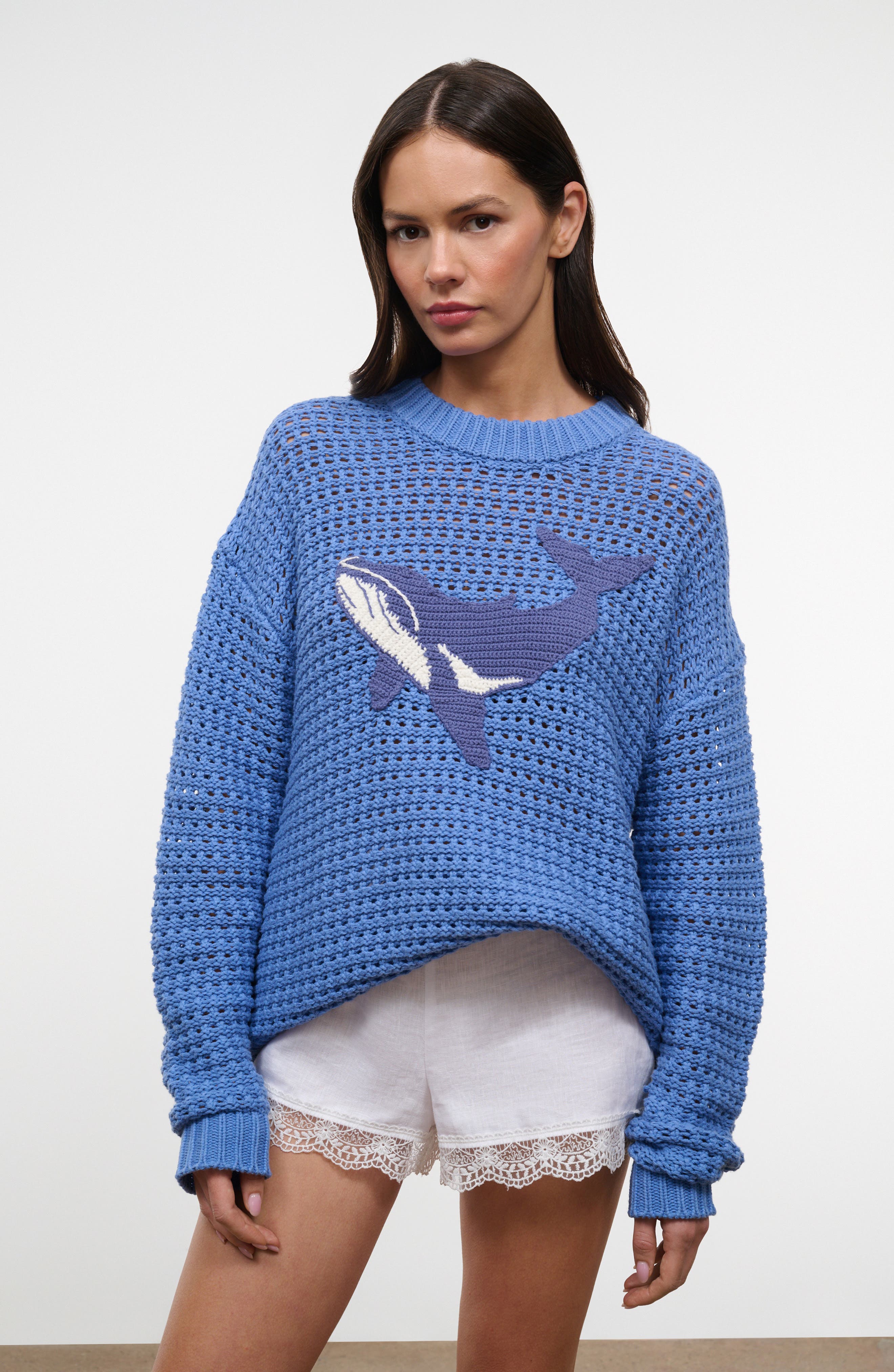 STAUD Giada Whale Sweater (Women) | Nordstrom