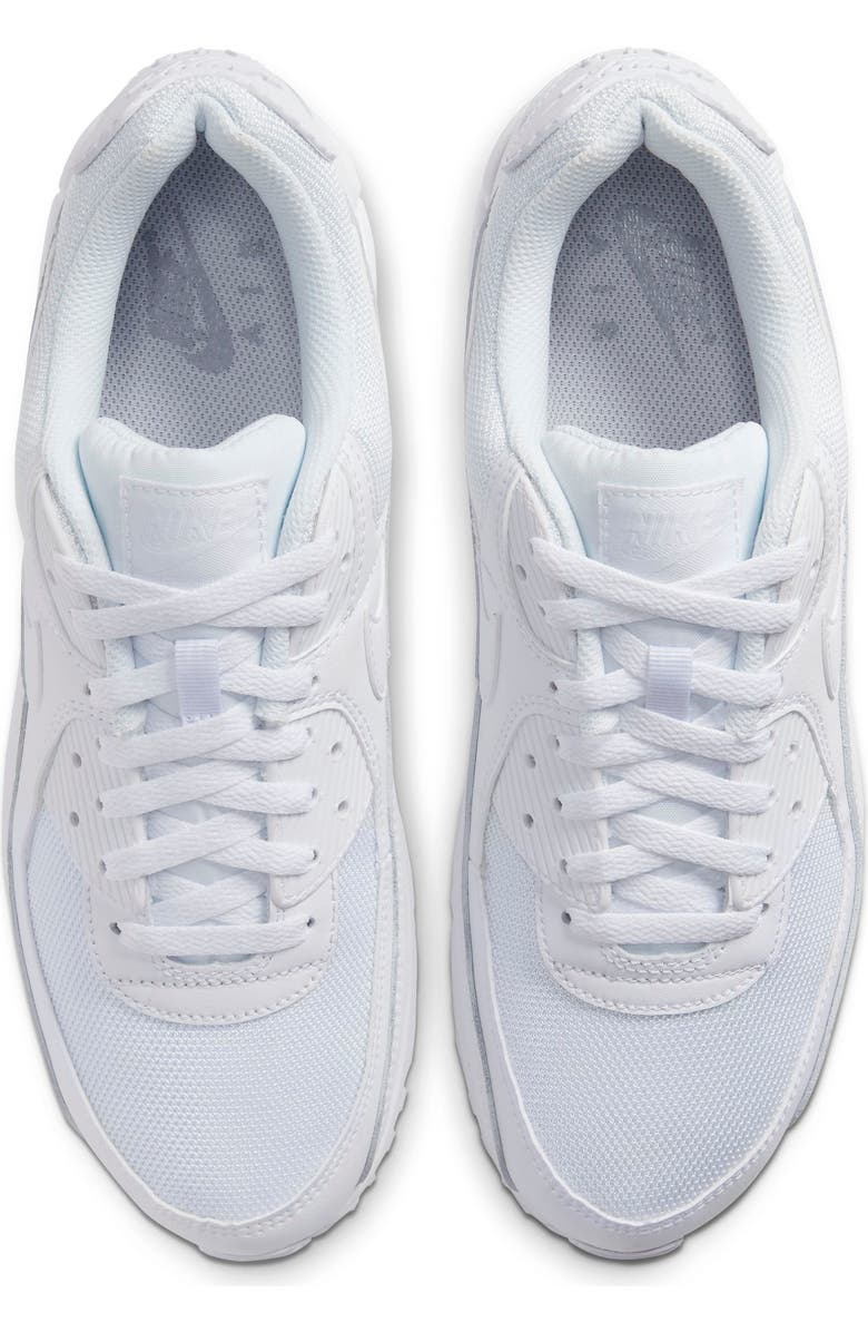 Nike Air Max 90 Sneaker, Alternate, color, 100 White/White