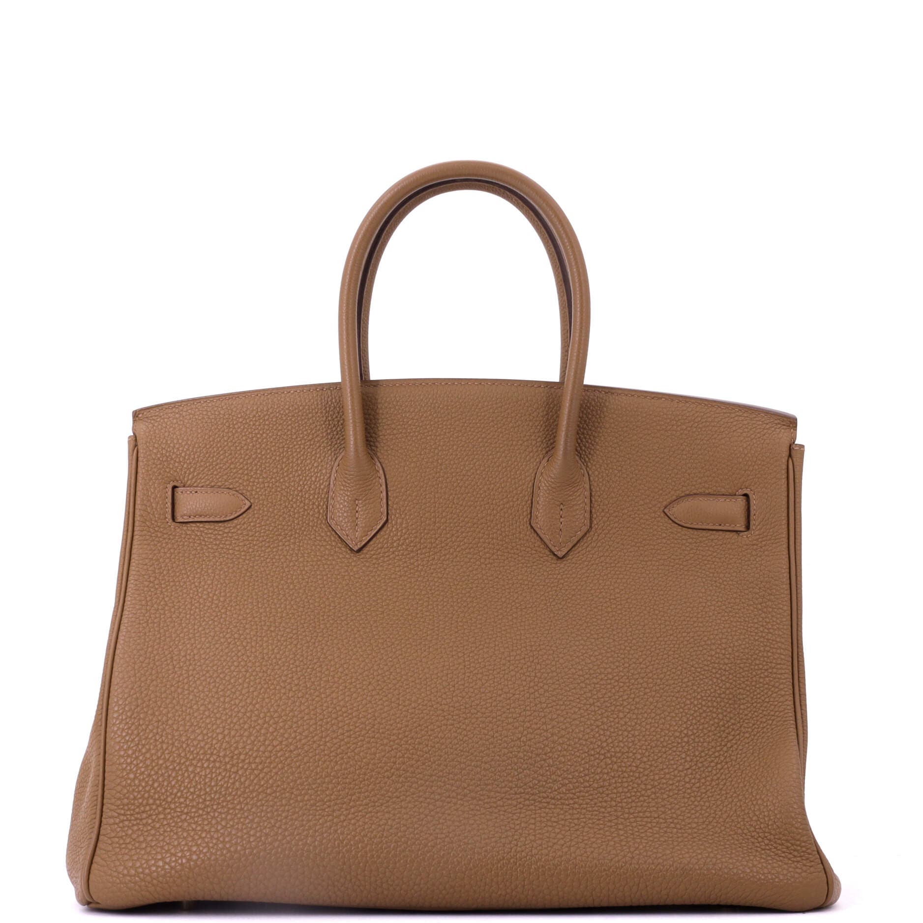 Pre-Owned Hermes Birkin Handbag Brown Togo with Gold Hardware 35, Alternate, color, Alezan