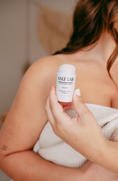Salt Lab Magnesium Deodorant In Transparent