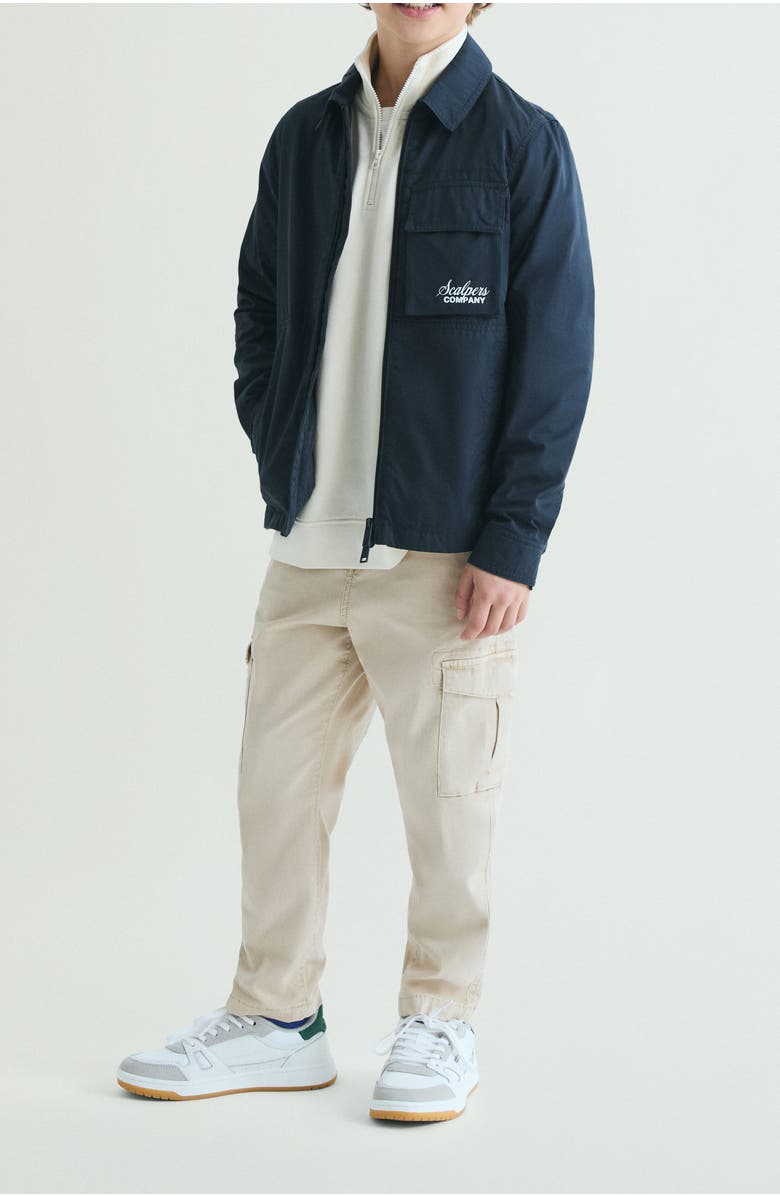 Scalpers Malpi Jacket Kids, Alternate, color, Navy