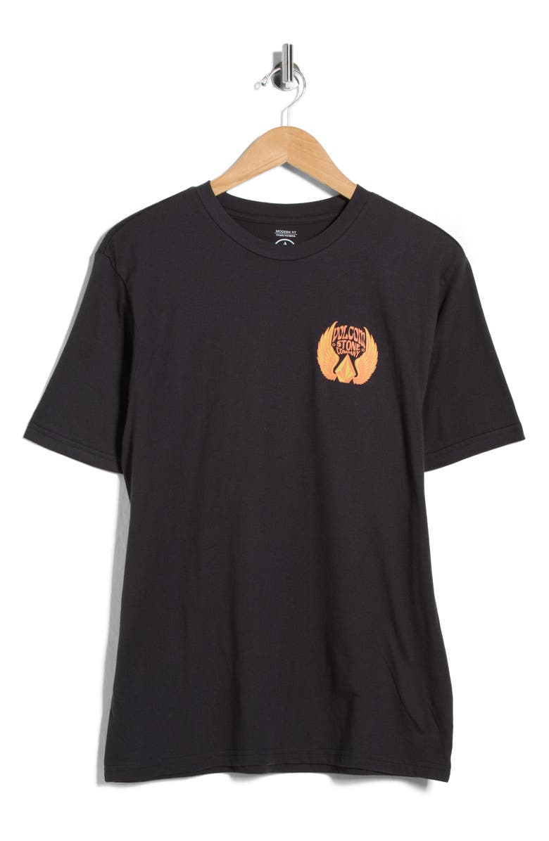 Volcom Dactyl Graphic T-Shirt, Alternate, color, Washed Black Heather