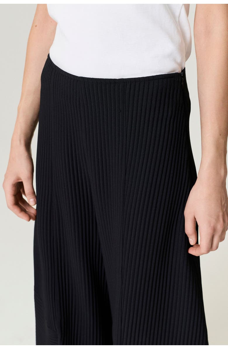 Nocturne Cord Detailed Pants, Alternate, color, Black