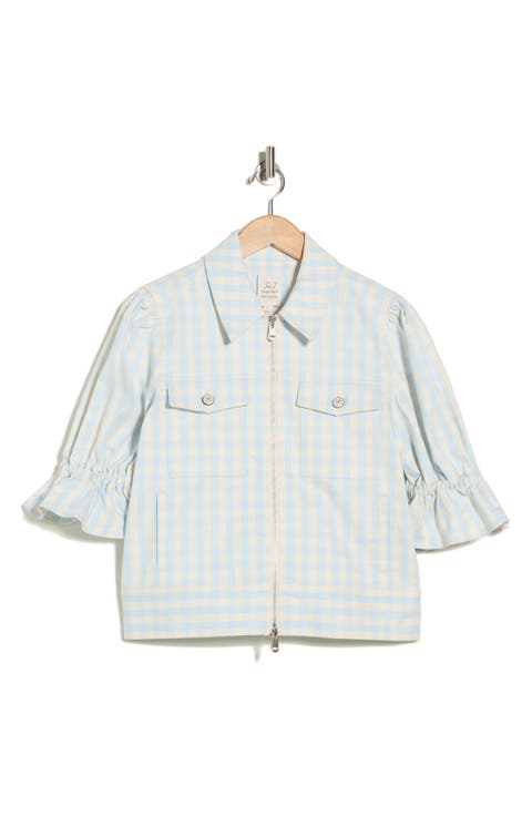 Holly Gingham Denim Jacket