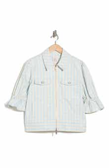 Cinq à Sept Holly Gingham Denim Jacket