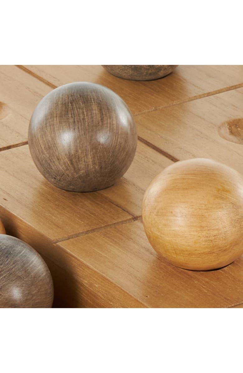 UMA Modern Tic Tac Toe Set, Alternate, color, Brown