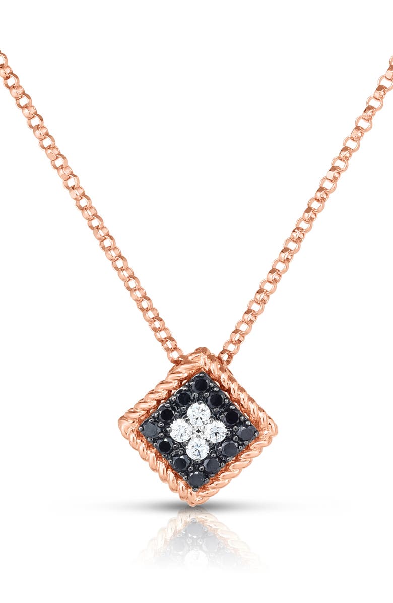 Roberto Coin Palazzo Ducale Diamond Pendant Necklace, Main, color,