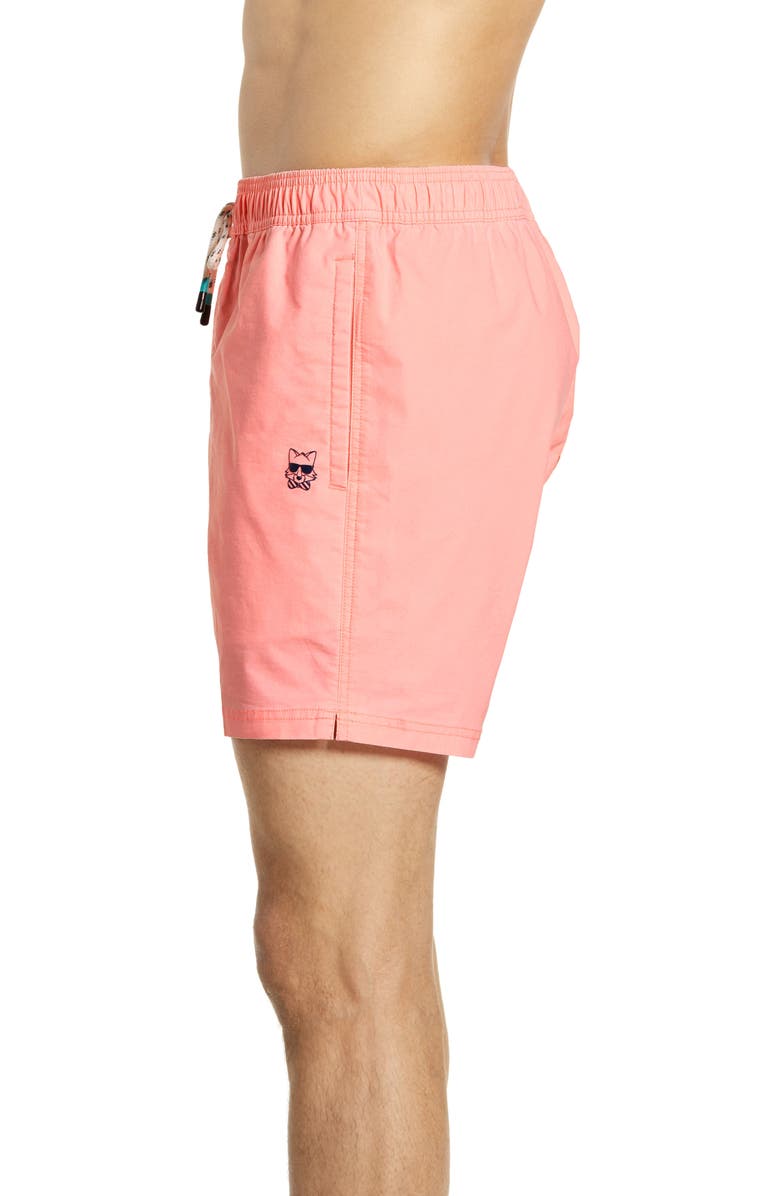 Party Pants Port Elastic Solid Swim Trunks, Alternate, color,