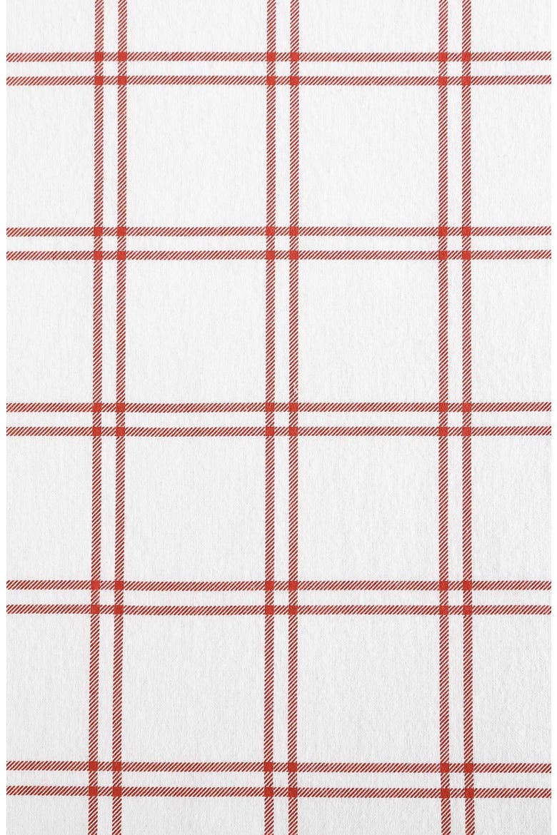 Westridge Plaid Flannel Sheet Set, Alternate, color, DARK ORANGE