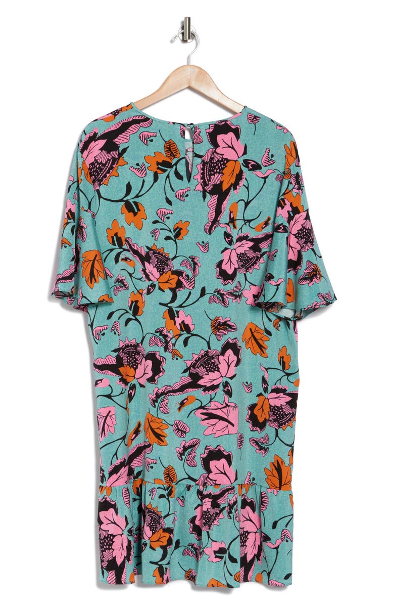 Diane von Furstenberg DVF Arlene Floral Shift Dress, Alternate, color,