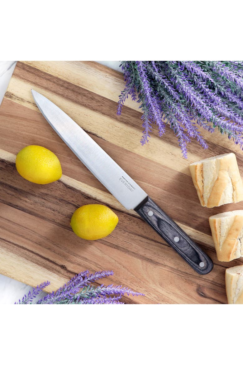 8 Inch Stainless Steel Slicer Knife with Wood Handle, Alternate, color, Brown