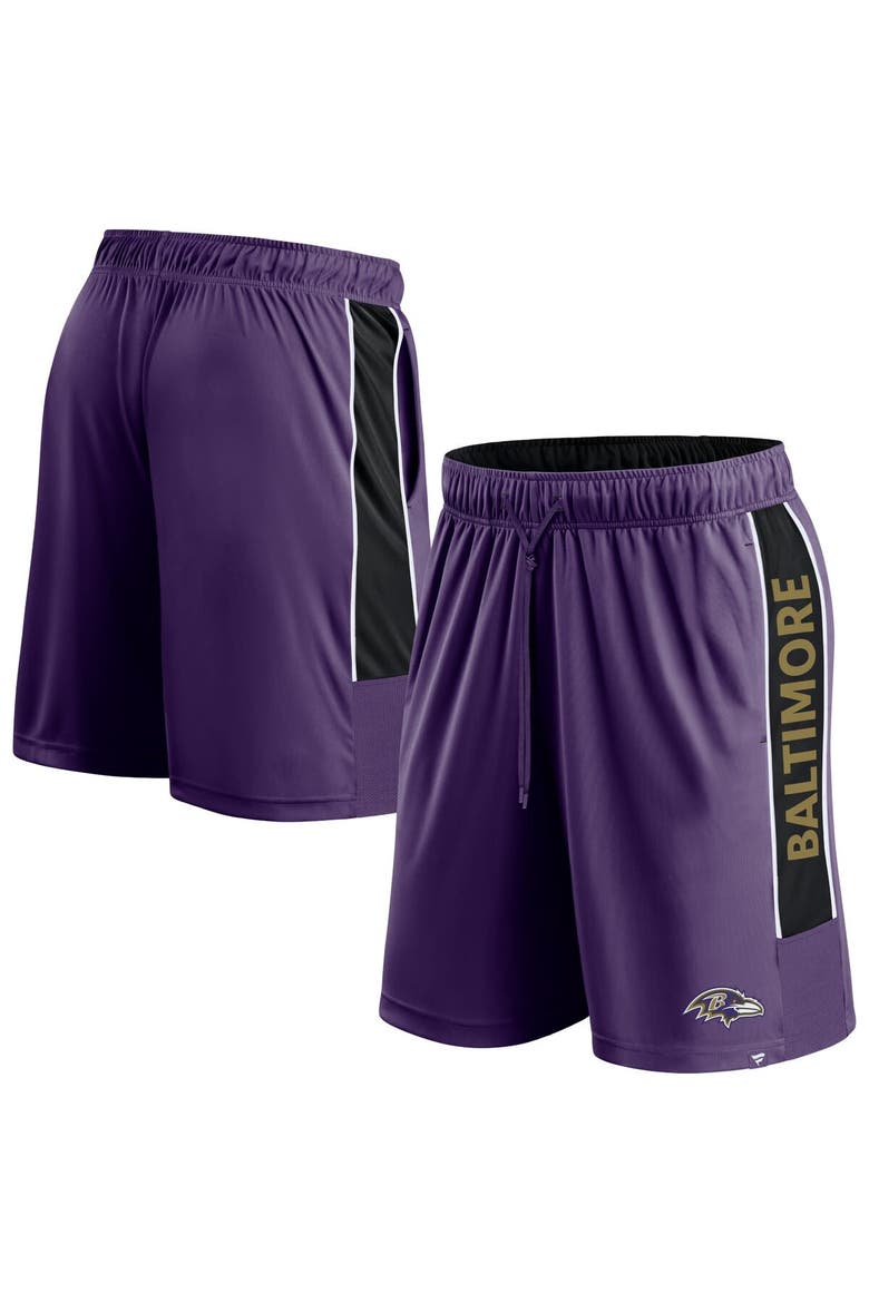 Men's Fanatics Branded  Purple Baltimore Ravens Win The Match Shorts, Main, color, Purple