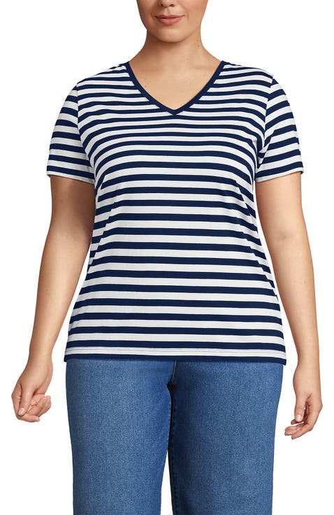 Supima Cotton V-neck T-Shirt
