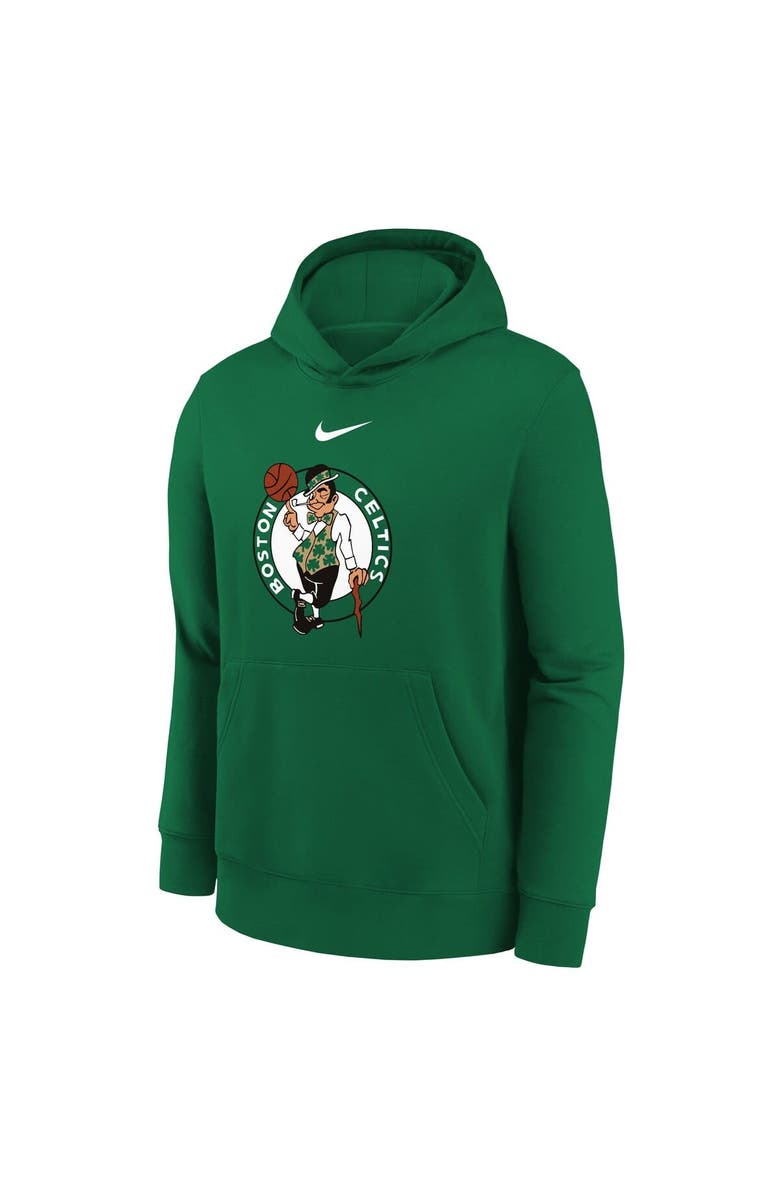 Nike Youth Nike Kelly Green Boston Celtics 2025/26 Club Fleece Hoodie, Alternate, color, Kelly Green