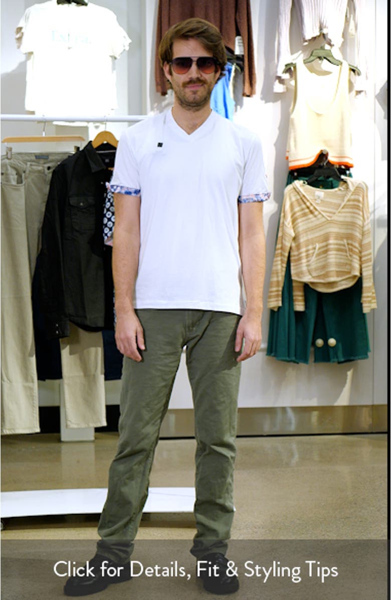 Vivaldi Solid Game White V-Neck T-Shirt, sales video thumbnail