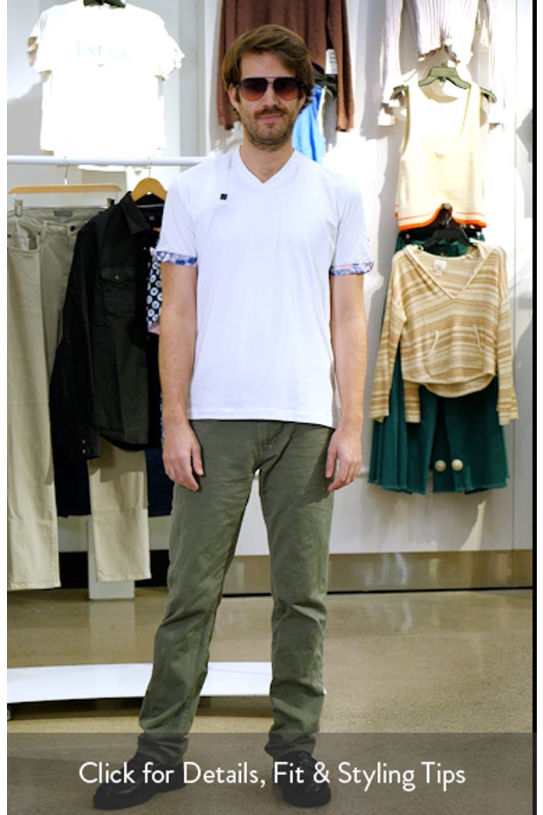Vivaldi Solid Game White V-Neck T-Shirt video