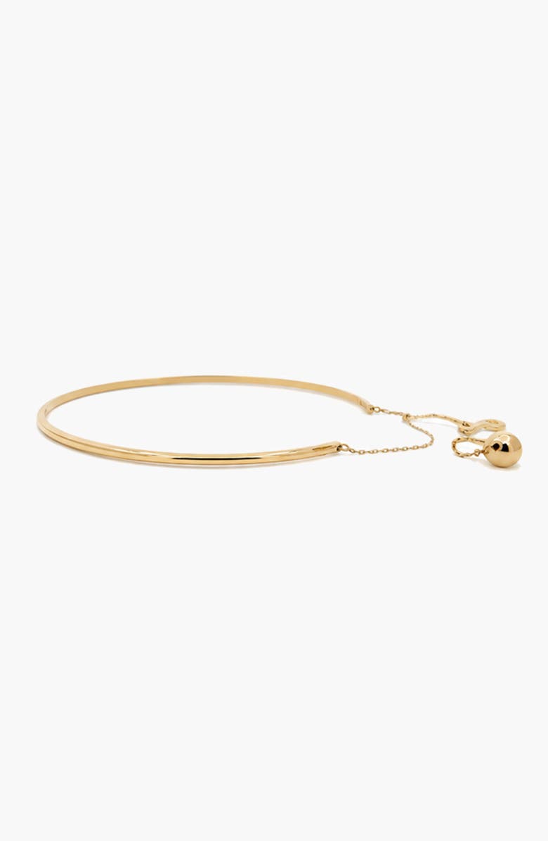 YOJ Minos Choker Bar Collar Necklace in Gold, Alternate, color, Gold