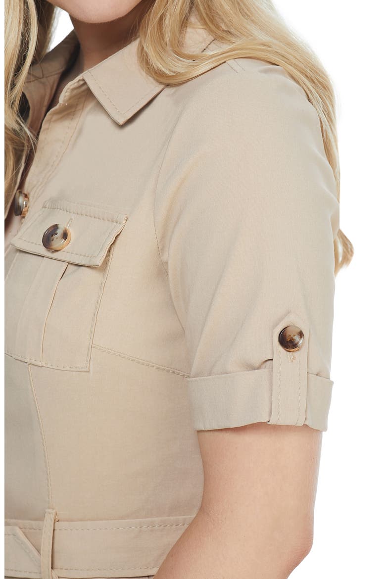 Jayne Utility Shirtdress, Alternate, color, PANAMA TAN
