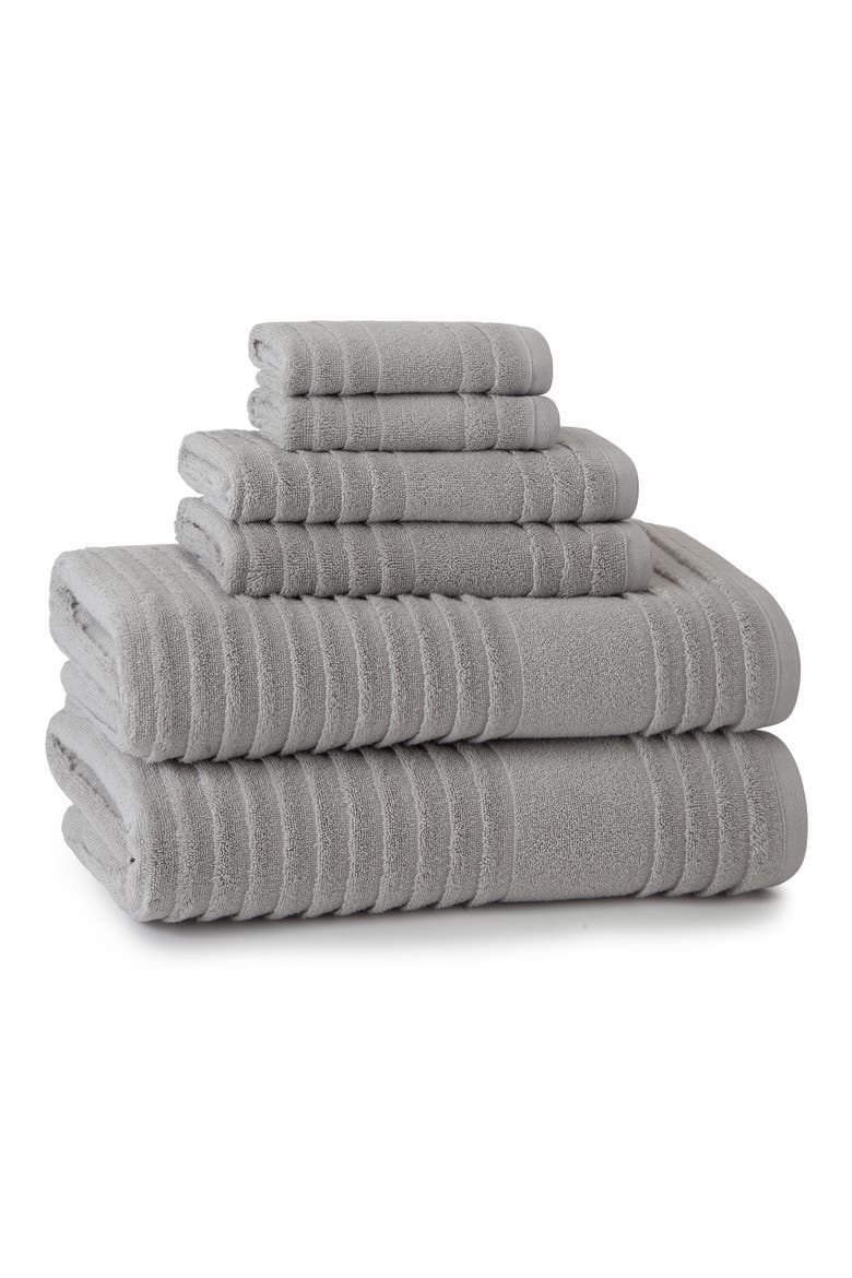 Bursa 6-Piece Towel Set, Main, color, WHITE