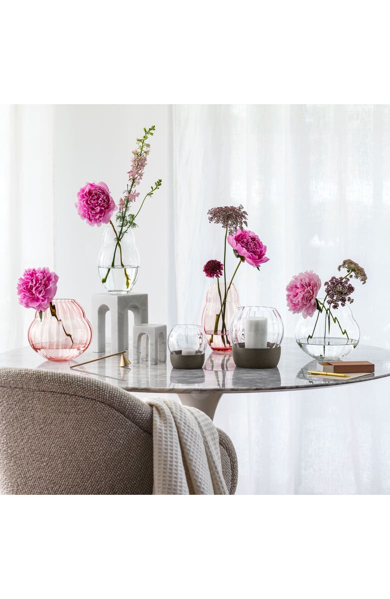 Villeroy & Boch Rose Garden Home Vase / Hurricane Lamp Rose, Alternate, color, Pink