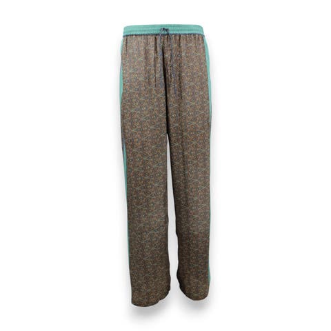 Paisley Motif Pant with Stripe