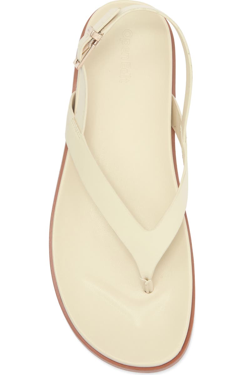 Open Edit Delphi Sandal, Alternate, color, Ivory Cream