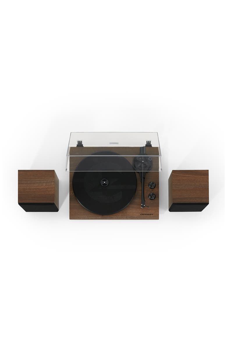 C62 Record Player with Speakers, Alternate, color, WHITE TONES