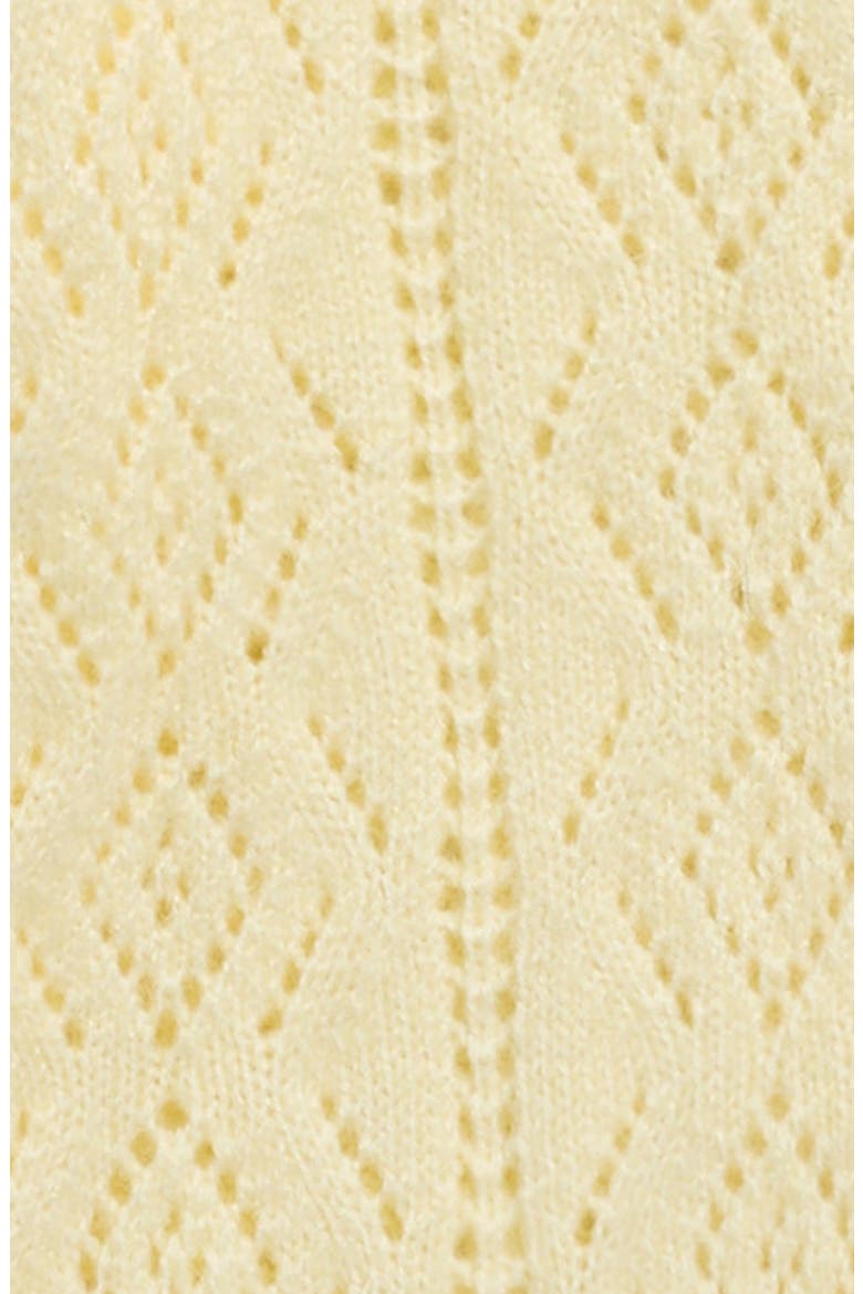 Kids' Pointelle Cardigan, Alternate, color, BUTTER YELLOW