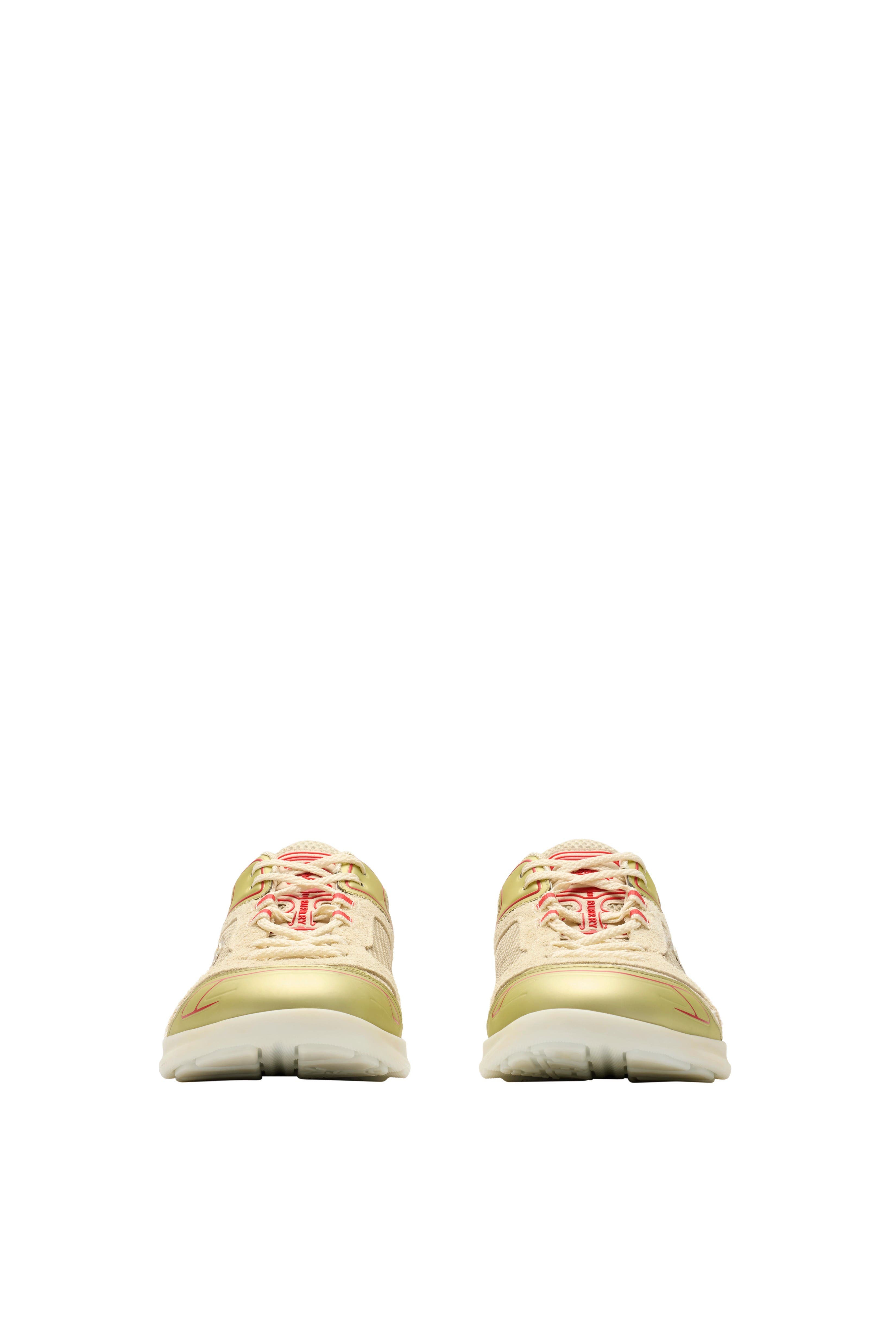 Burberry Check Matrix Sport Sneakers, Alternate, color, Gold/Clam Beige