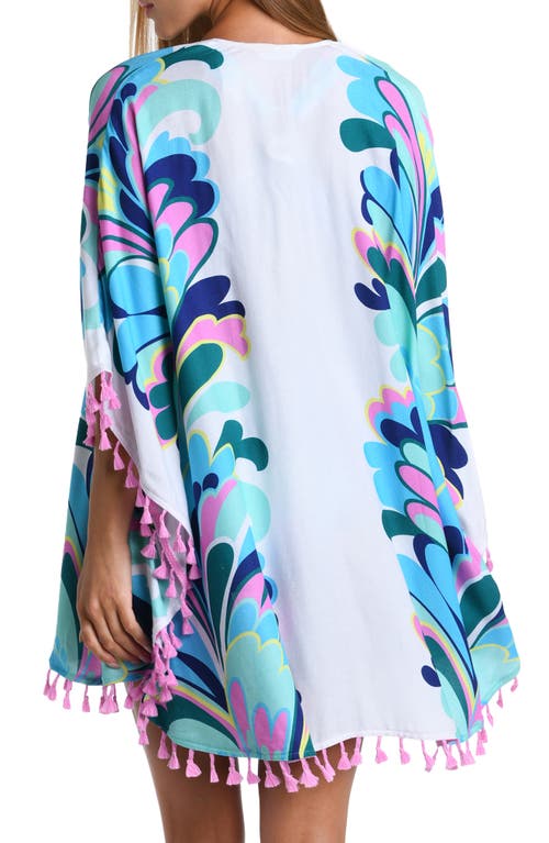 Sunshine 79 Far Out Tassel Topper In White Multi